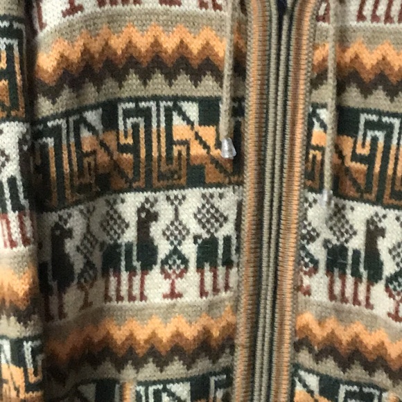 Alpaca zip hooded cardigan - Picture 3 of 8